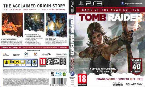 Игра Tomb raider game of the year edition, Sony PS3, 172-109, Баград.рф